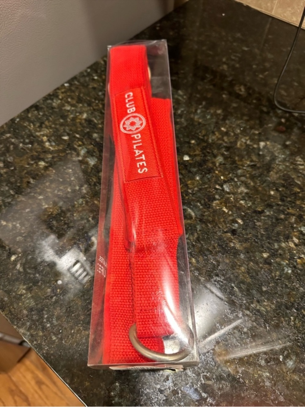 Club Pilates Reformer Straps Long and Short Loops Red NWT White Logo